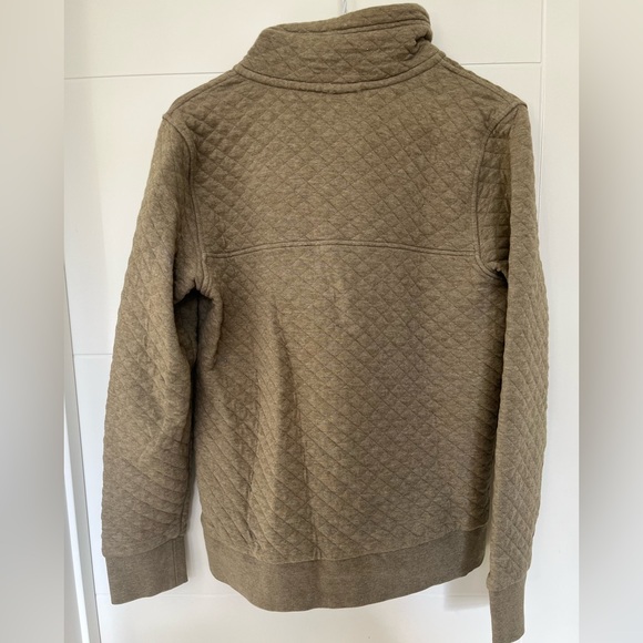 Patagonia Quilted Pullover in Brown and Cream - Picture 5 of 7